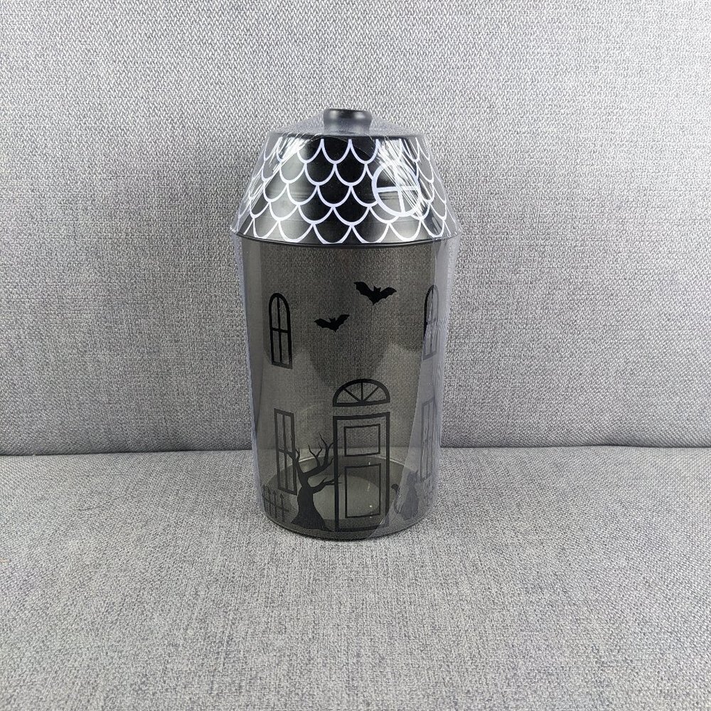 Target Bullseye's Playground Clear Glass Halloween House Cloche Jar